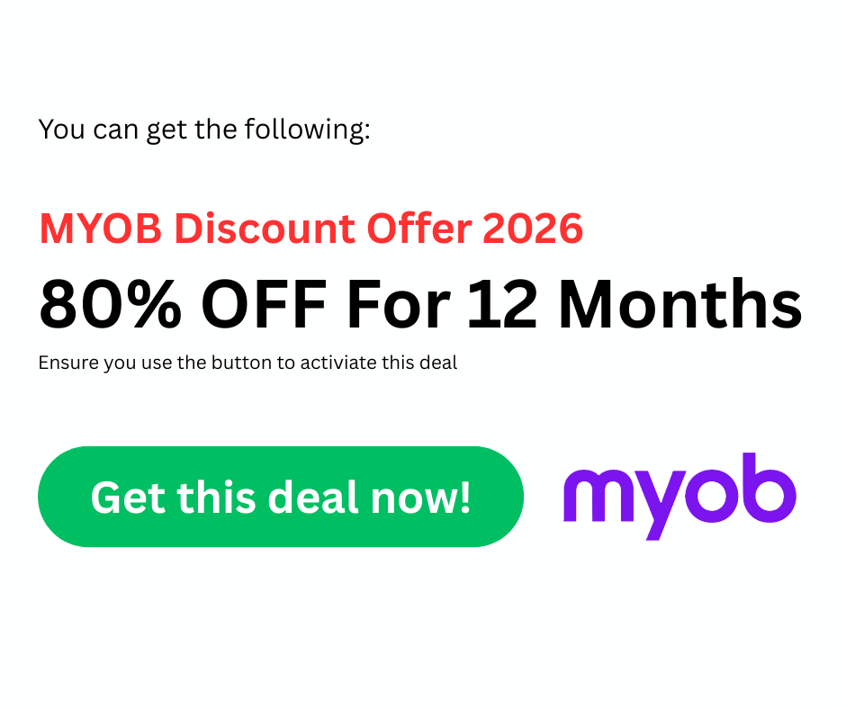 MYOB Discount Offer 80 Off For 12 Months